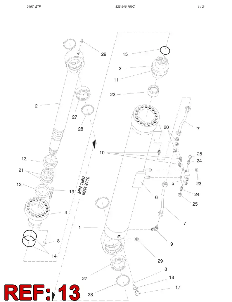 80724989 807 249 89 EXCNTRICO - Sandvik Technical Drawing
