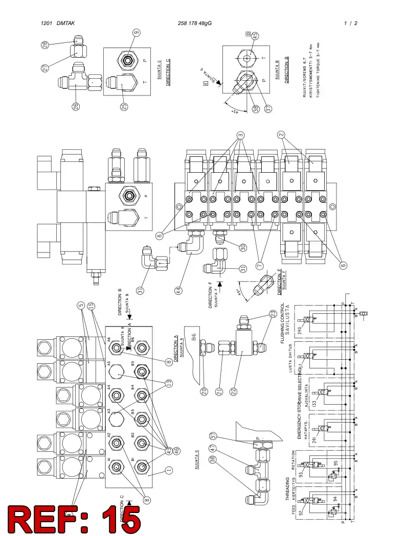 80742639 807 426 39 O-ring - Sandvik Technical Drawing