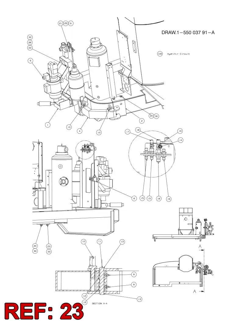 80744409 807 444 09 HEXAGON HEAD SCREW ) - Sandvik Technical Drawing