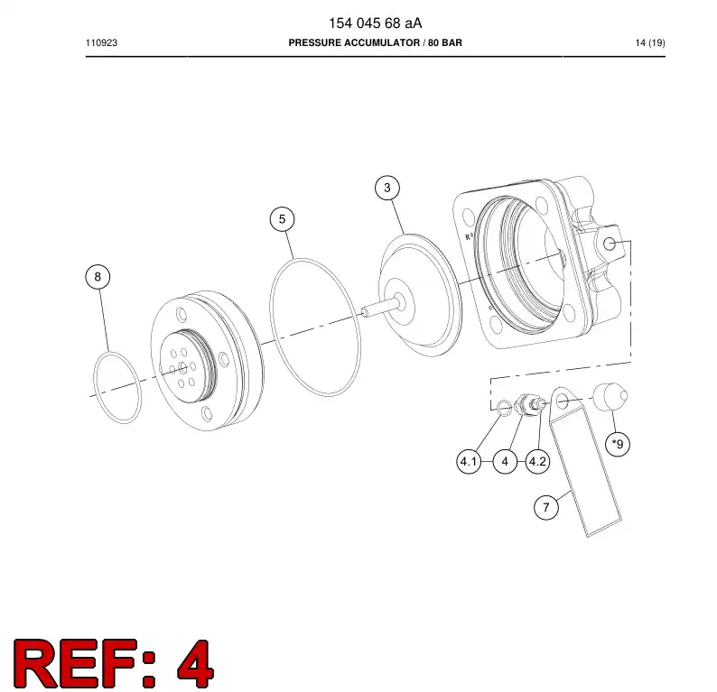 80759069a 807 590 69a Valve - Sandvik Technical Drawing