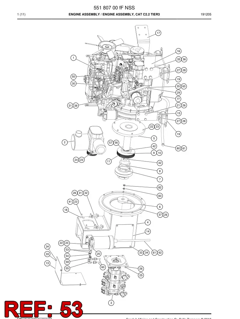 80779429a 807 794 29a Adapter - Sandvik Technical Drawing
