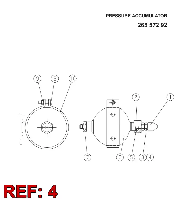 80801069 808 010 69 O-RING - Sandvik Technical Drawing