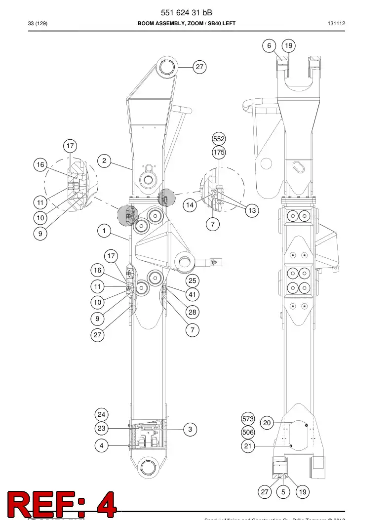 80873899 808 738 99 Hexagon head screw - Sandvik Technical Drawing