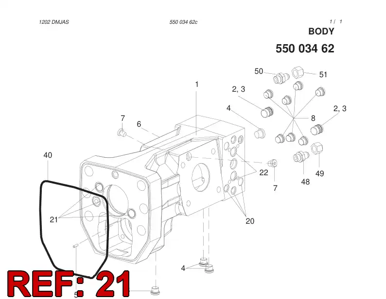 80878839 808 788 39 O-RING - Sandvik Technical Drawing