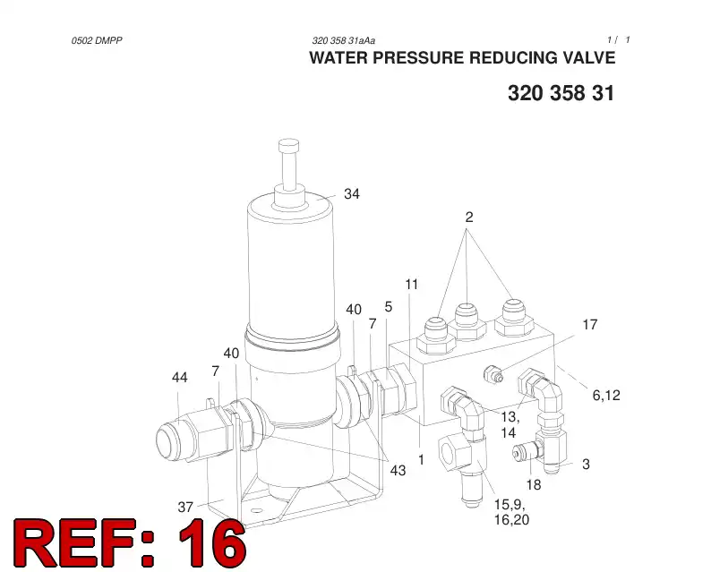 80881649 808 816 49 ADAPTER - Sandvik Technical Drawing