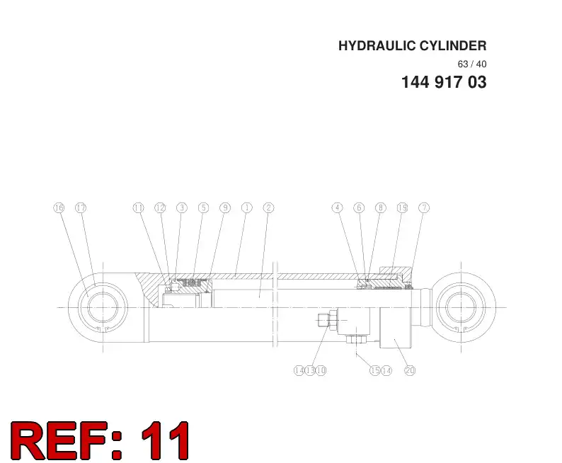 80881809 808 818 09 Nut, Lock - Sandvik Technical Drawing