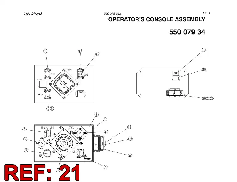 81000269 810 002 69 Cover, End - Sandvik Technical Drawing