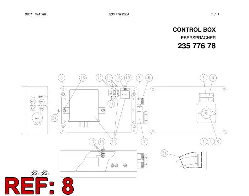 81015089 810 150 89 SEAL BUSHING - Sandvik Technical Drawing