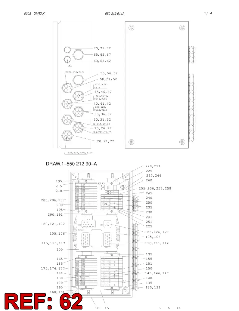 81025139 810 251 39 Nut, Locking, Metallic - Sandvik Technical Drawing