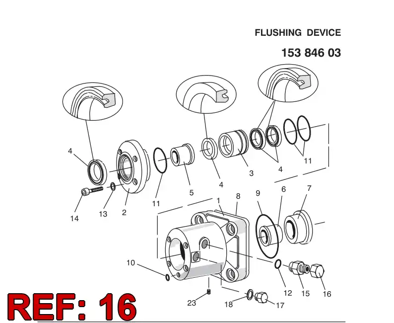 81034699 810 346 99 Plug - Sandvik Technical Drawing