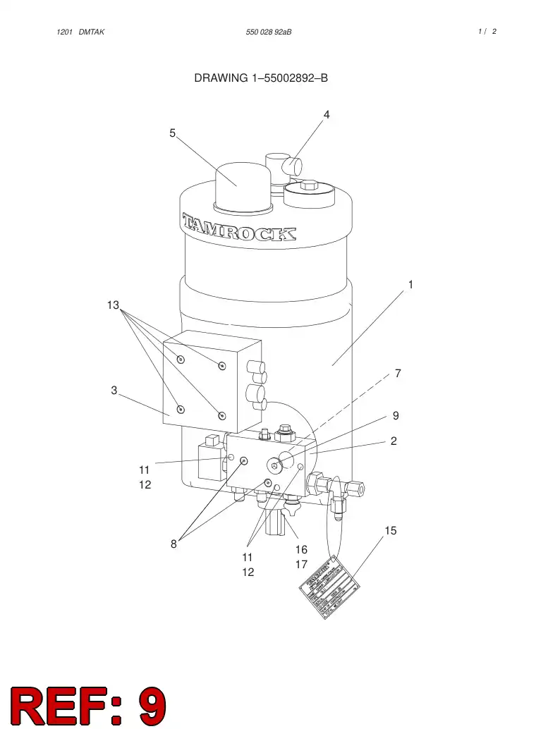 81049129 810 491 29 ADAPTER - Sandvik Technical Drawing