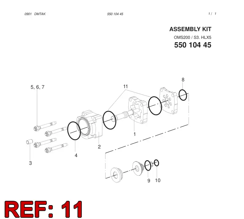 81061779 810 617 79 O-RING - Sandvik Technical Drawing