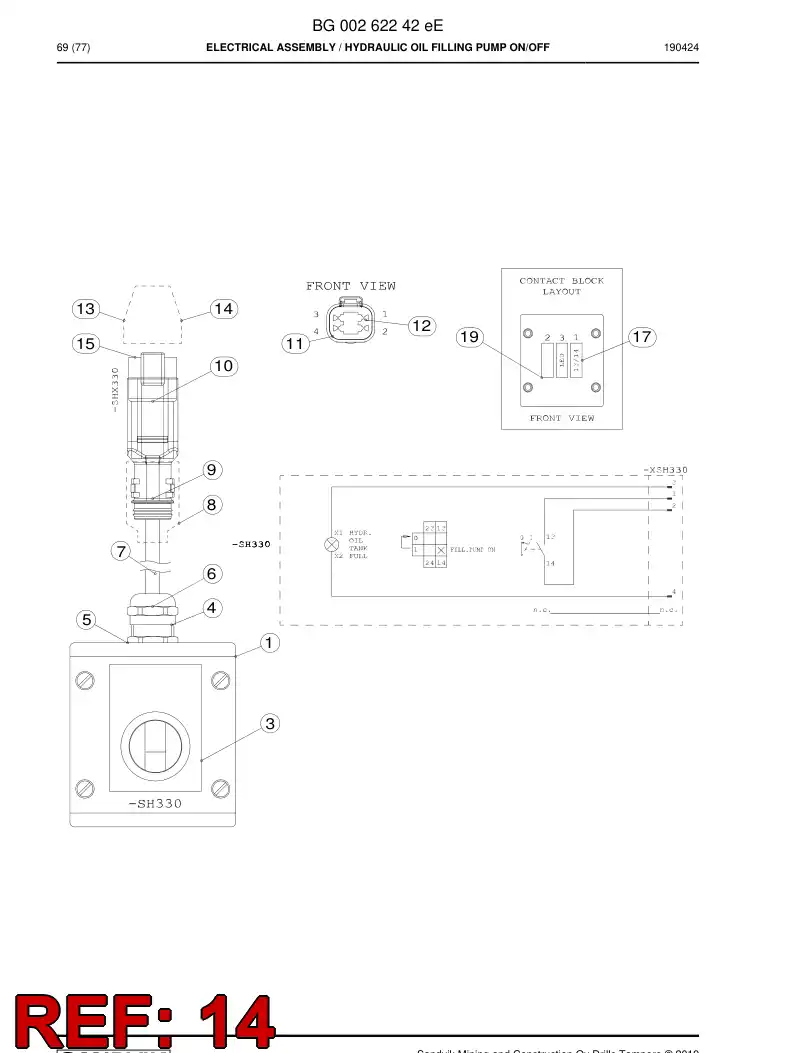 81064419 810 644 19 Bag - Sandvik Technical Drawing
