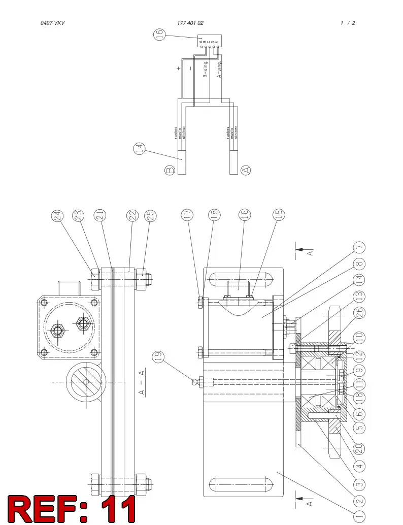 81065689 810 656 89 Deep groove ball bearing - Sandvik Technical Drawing