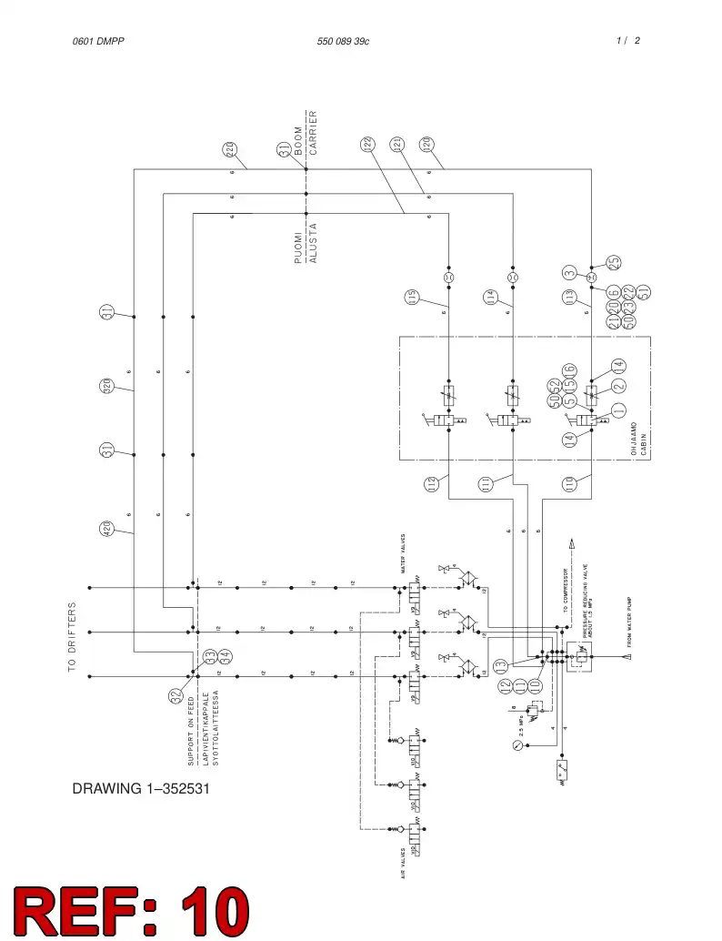 81094119 810 941 19 M/F REDUCING NIPPLE - Sandvik Technical Drawing