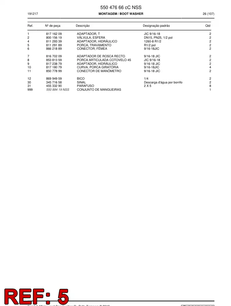 81129189a 811 291 89a Nut, Lock - Sandvik Technical Drawing
