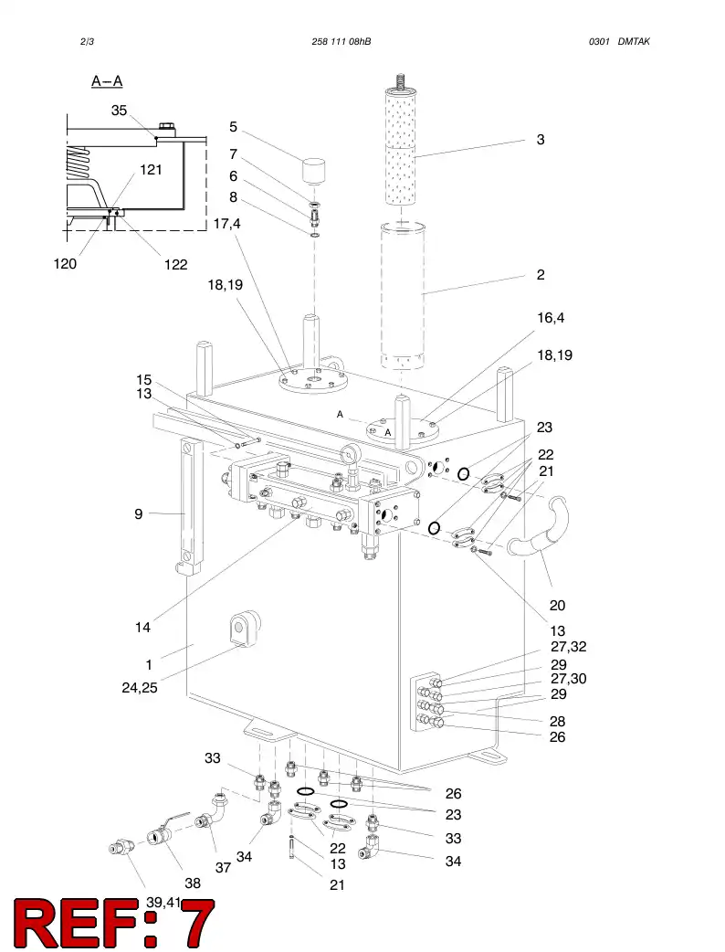 81129209 811 292 09 Nut, Lock - Sandvik Technical Drawing