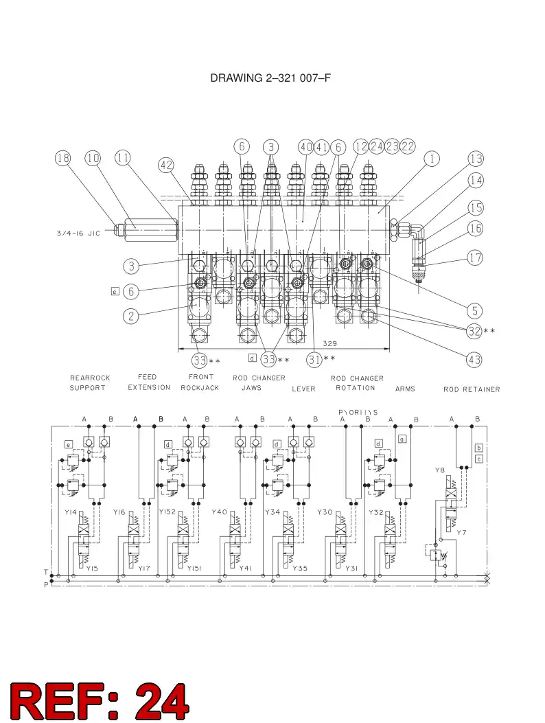 81155539 811 555 39 Nut, Lock - Sandvik Technical Drawing