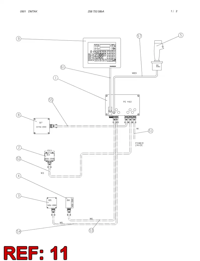 81175909 811 759 09 ABRAZADERA, BLOQUE, COMPLETA - Sandvik Technical Drawing