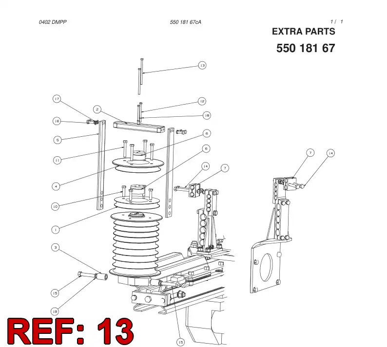 81215799 812 157 99 Hexagon head bolt - Sandvik Technical Drawing