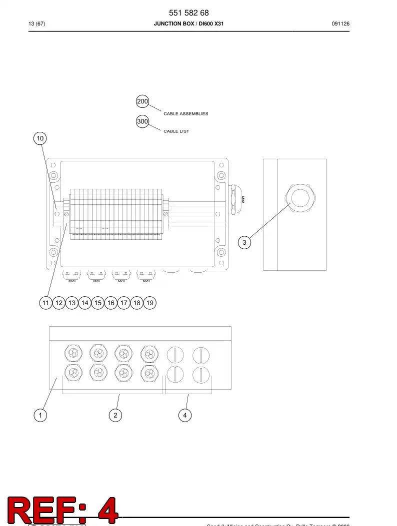 81222819 812 228 19 Plug - Sandvik Technical Drawing