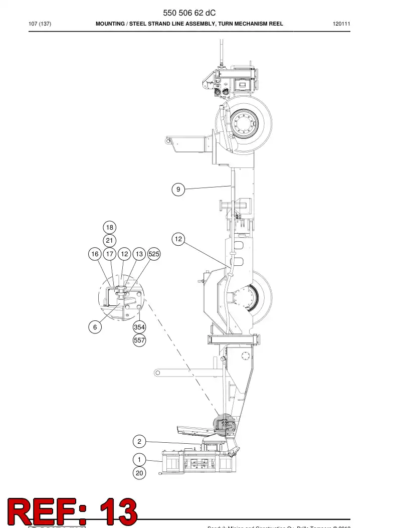 81232569 812 325 69 Clamp, Hose - Sandvik Technical Drawing