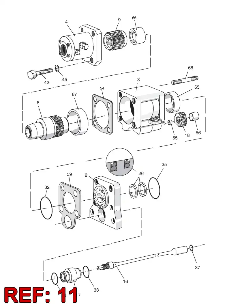 81249969 812 499 69 O-RING - Sandvik Technical Drawing