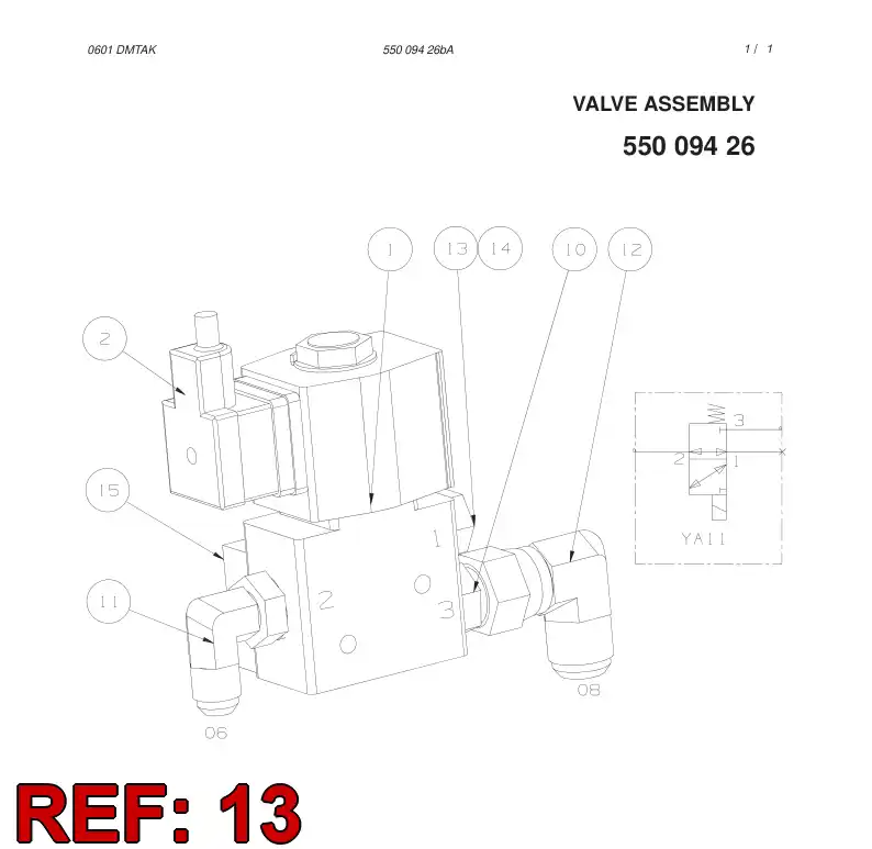 81260379 812 603 79 CONECTOR - Sandvik Technical Drawing