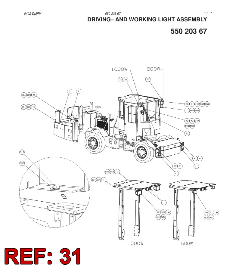 81277089 812 770 89 HALOGEN BULB - Sandvik Technical Drawing
