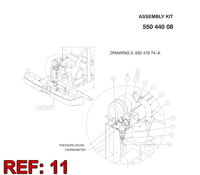 81287709 812 877 09 PIEZA DE REDUCCIN - Sandvik Technical Drawing