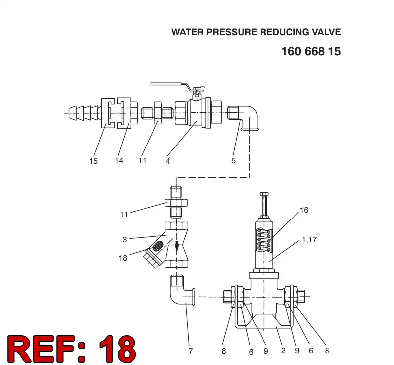 81291519 812 915 19 STRAINER - Sandvik Technical Drawing