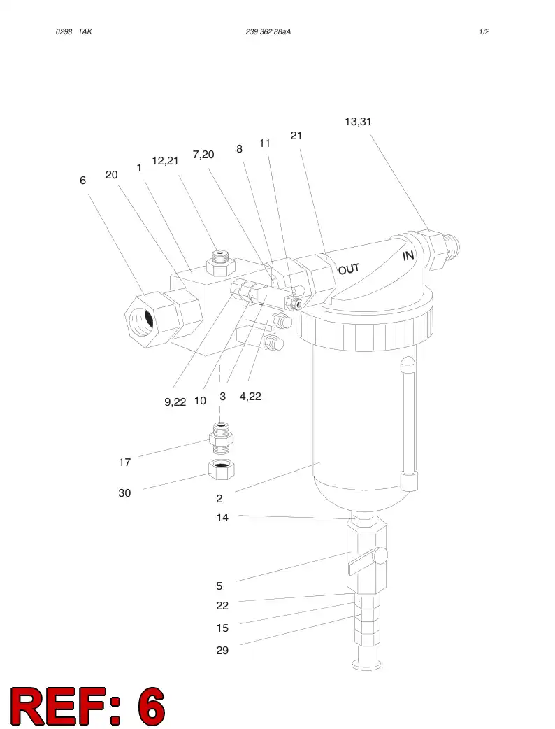81301999 813 019 99 ADAPTER (HYDRAULIC) - Sandvik Technical Drawing