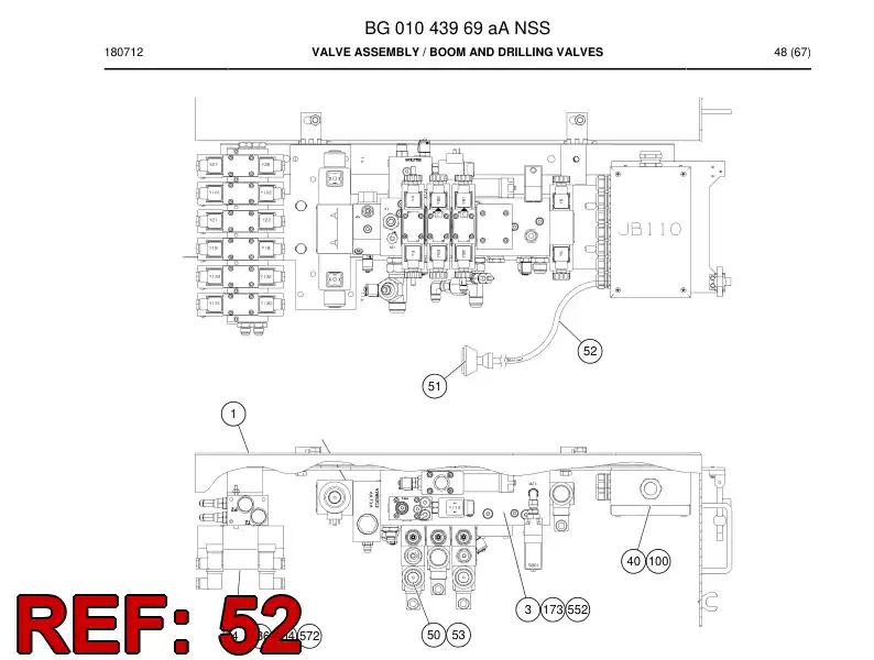 81302339 813 023 39 Fitting - Sandvik Technical Drawing