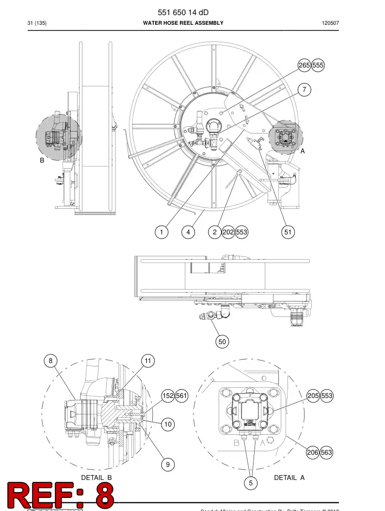 813 078 19a Hydraulic Motor, Gerotor - drawing