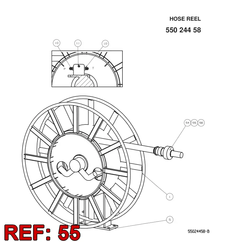 81310509 813 105 09 DRAUGHT BLOCKING SLEEVE - Sandvik Technical Drawing