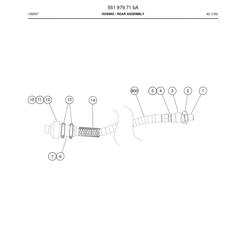 81310509a 813 105 09a Support, Cable - Sandvik Technical Drawing