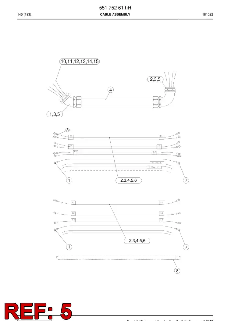 81311079b 813 110 79b Wire - Sandvik Technical Drawing