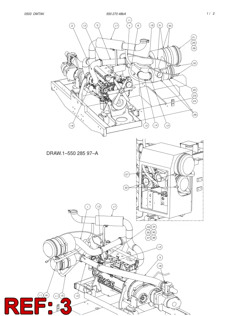 81311899 813 118 99 HOSE - Sandvik Technical Drawing