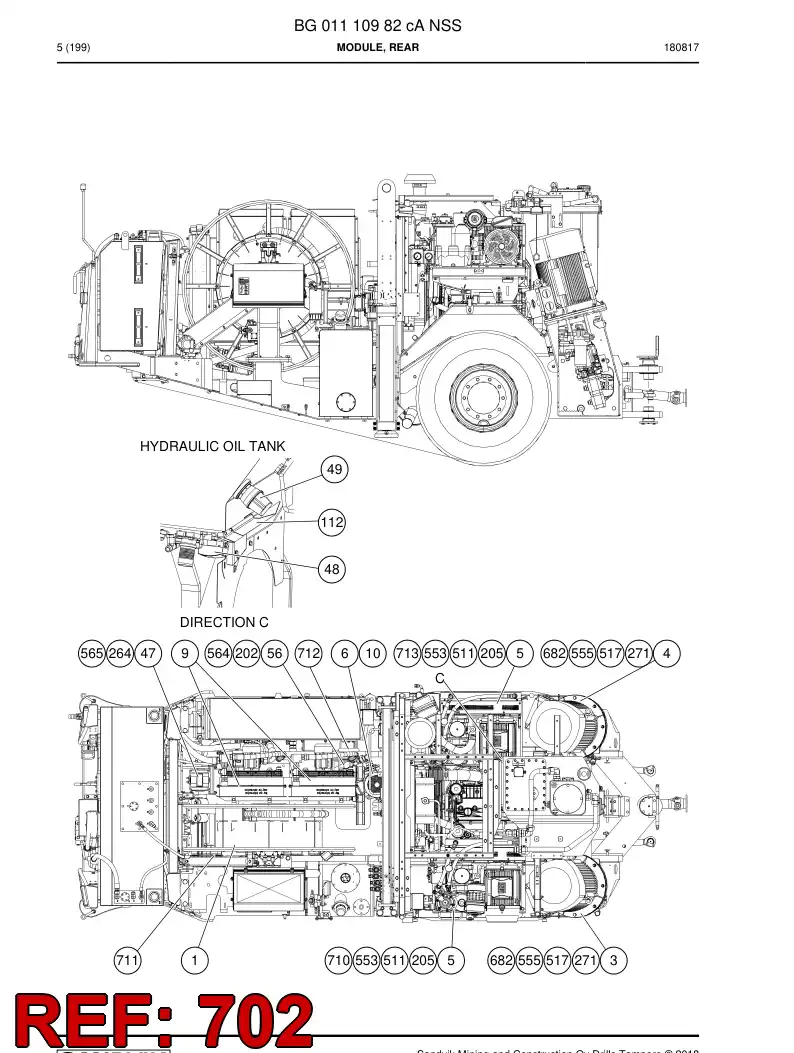 81314409a 813 144 09a Plug - Sandvik Technical Drawing