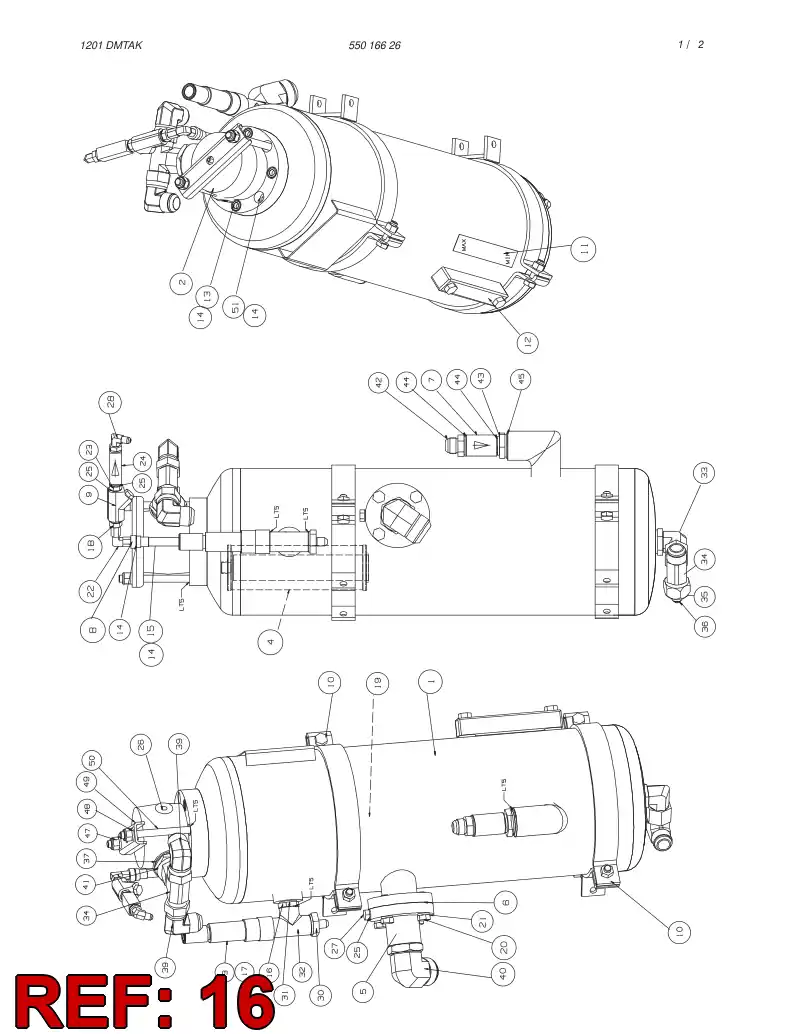 81325169 813 251 69 ADAPTER (HYDRAULIC) - Sandvik Technical Drawing