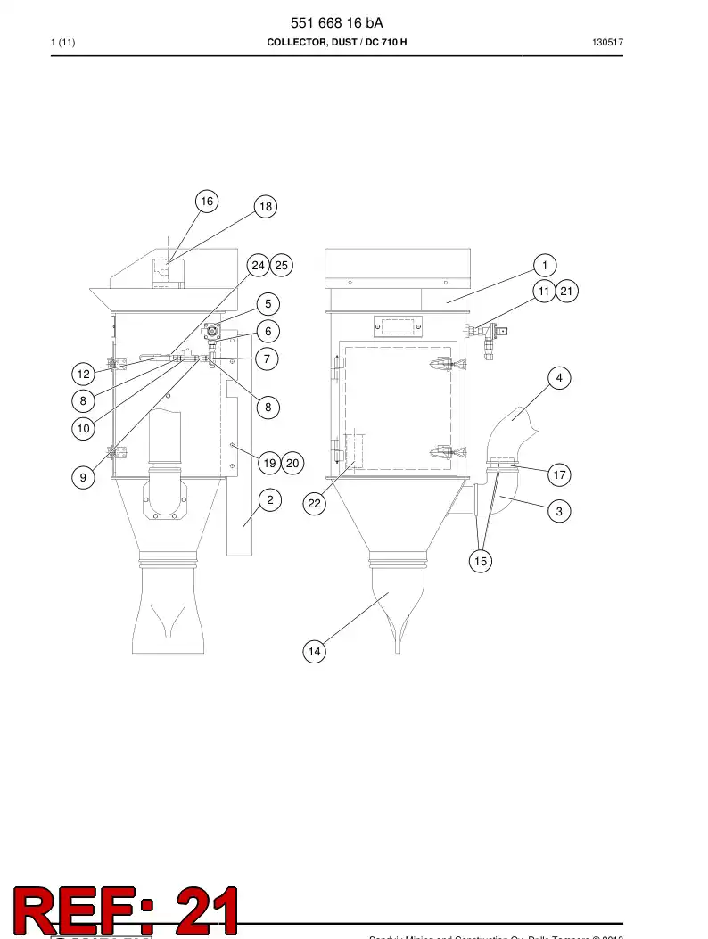 81329229 813 292 29 M/F ELBOW ADAPTER - Sandvik Technical Drawing