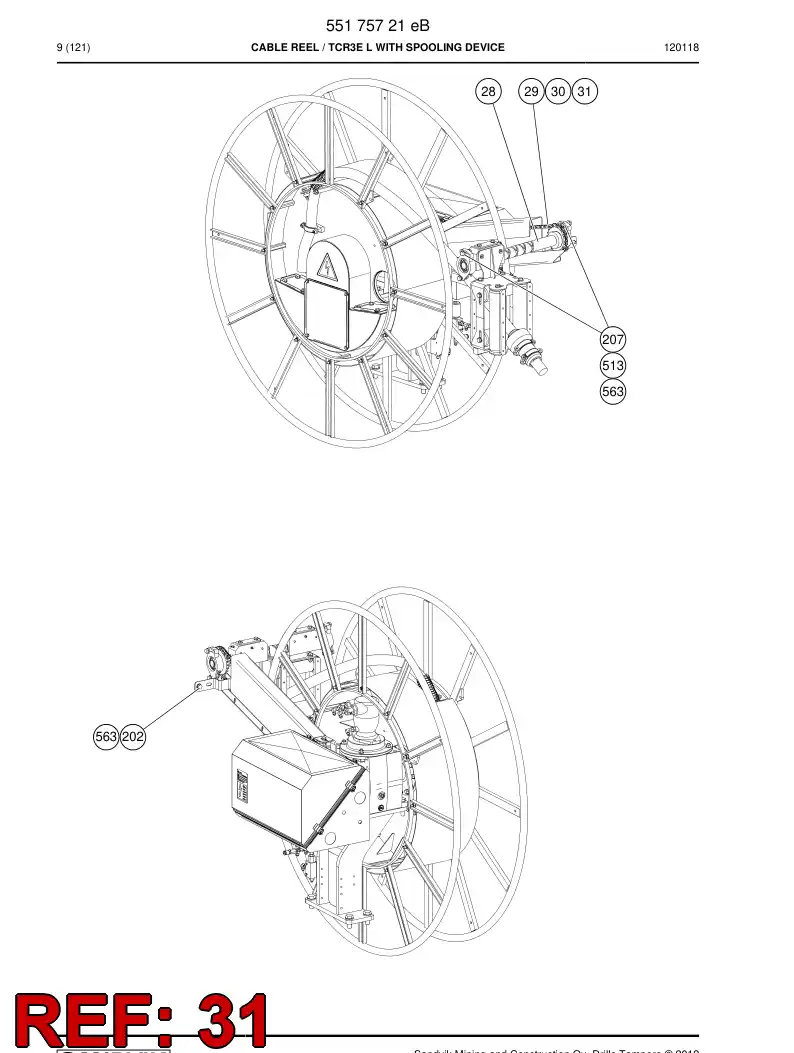 81329639 813 296 39 CRANKED CONNECTING LINK - Sandvik Technical Drawing