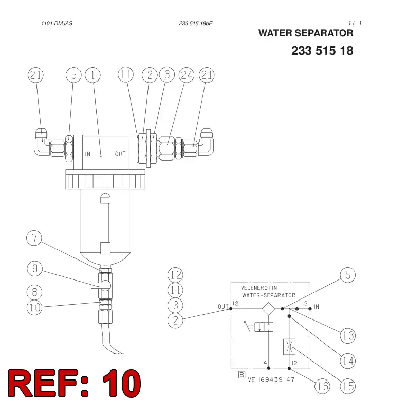 81344929 813 449 29 M/F REDUCING NIPPLE - Sandvik Technical Drawing