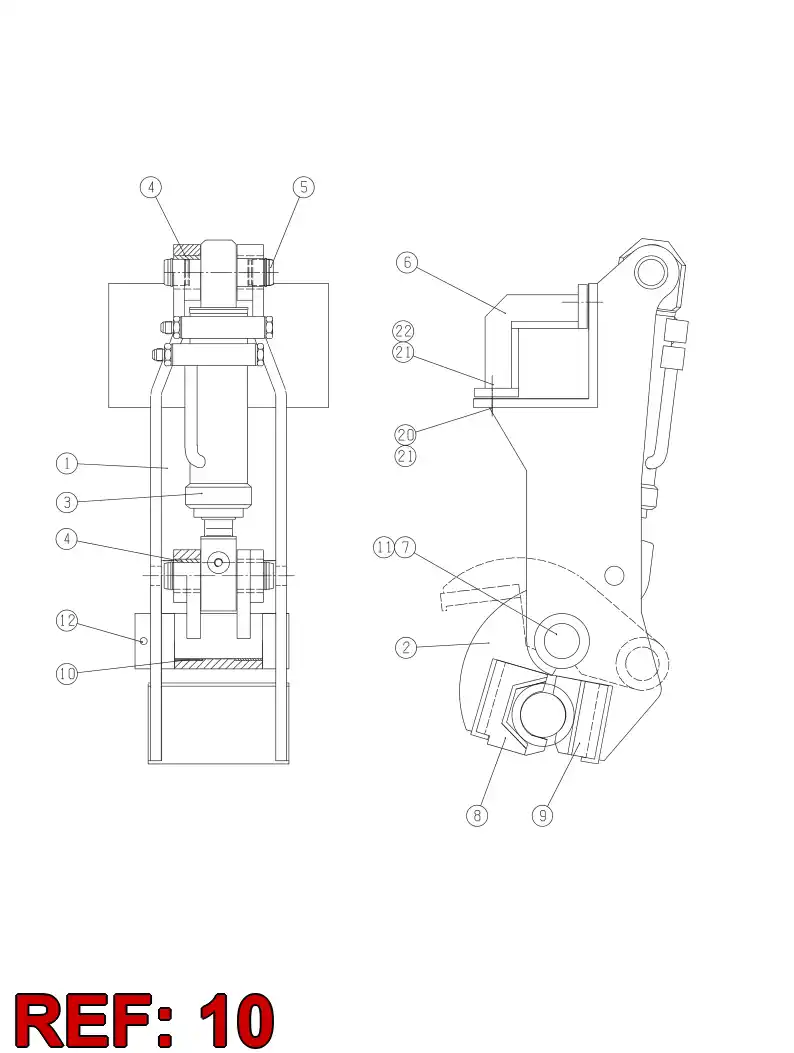 81360009 813 600 09 BEARING BUSHING WB 800 4030 - Sandvik Technical Drawing