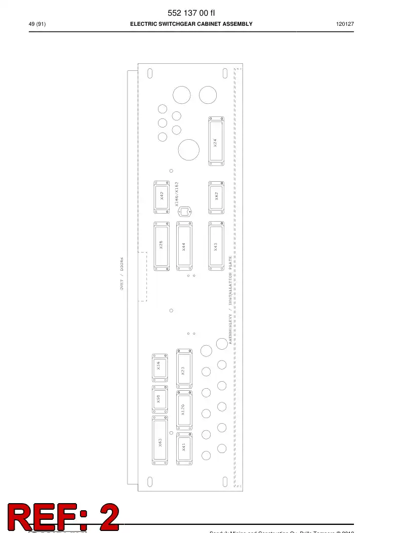 81384409 813 844 09 Cable tie - Sandvik Technical Drawing