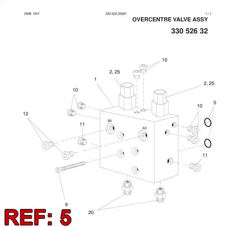 81422309 814 223 09 O-RING - Sandvik Technical Drawing