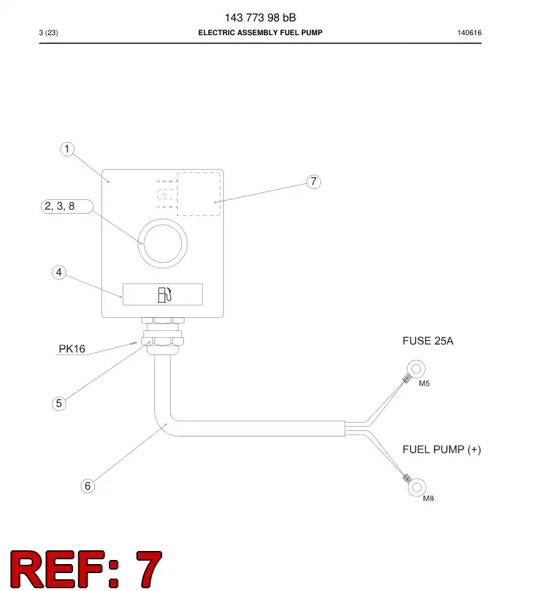 81481769b 814 817 69b Relay - Sandvik Technical Drawing