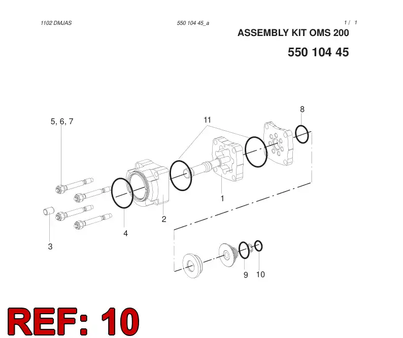 81487289 814 872 89 O-RING - Sandvik Technical Drawing