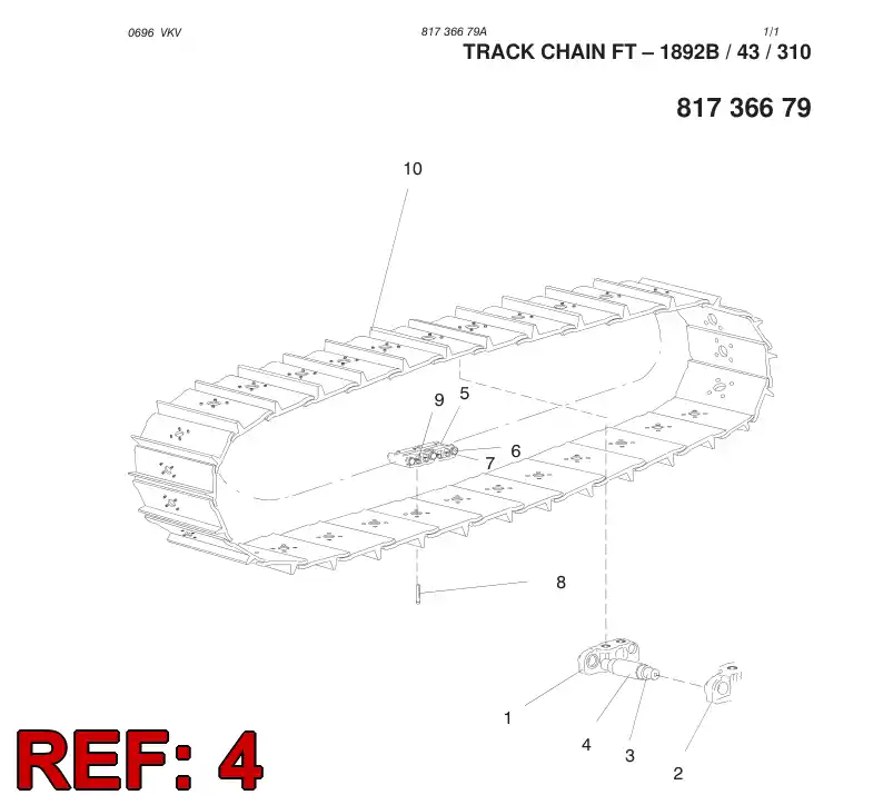 81499919 814 999 19 BUSHING - Sandvik Technical Drawing