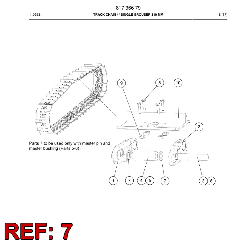 815 002 09b Thrust - drawing